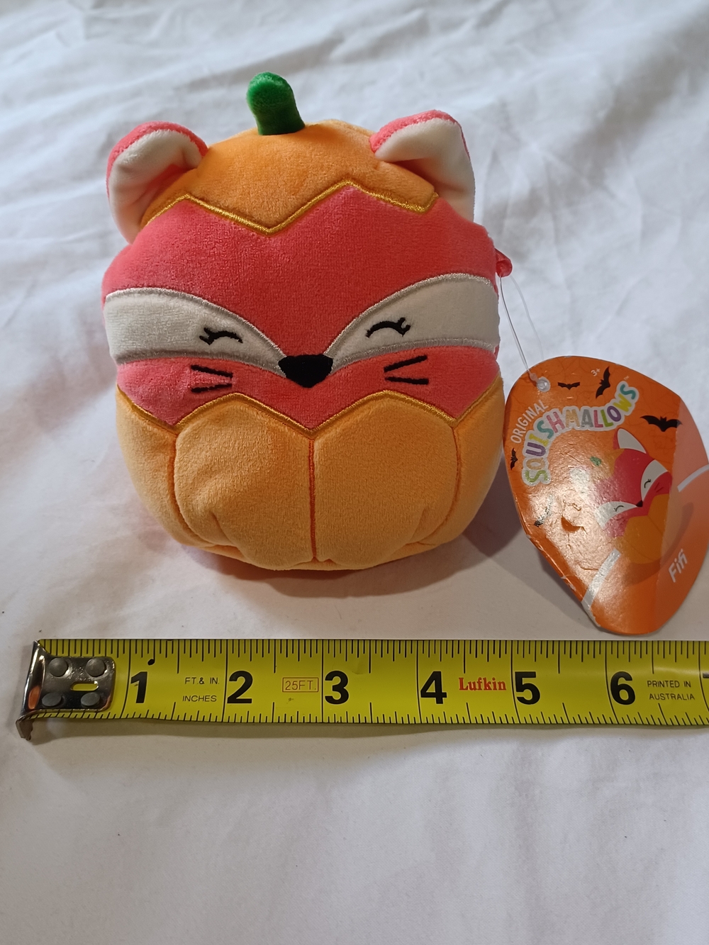 Squishmallow Fifi Fox Pumpkin Plush, mini